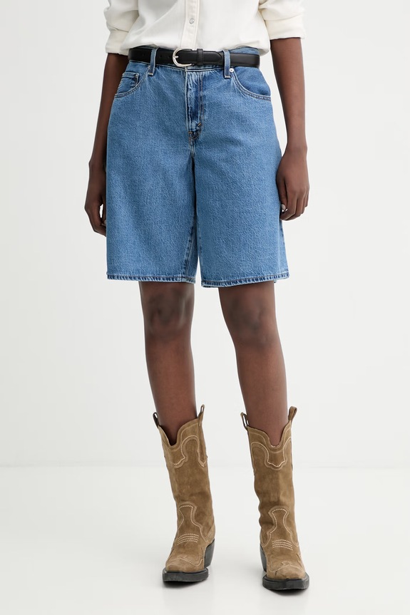 Τζιν σορτς Levi's BAGGY DAD JORT τζιν μπλε 000MJ.0016