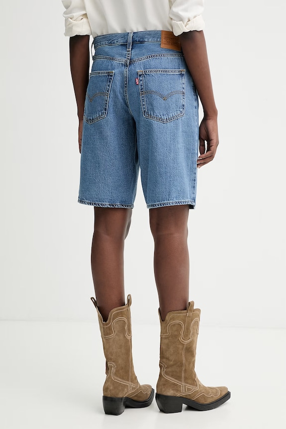 Ρούχα Τζιν σορτς Levi's BAGGY DAD JORT 000MJ.0016 μπλε