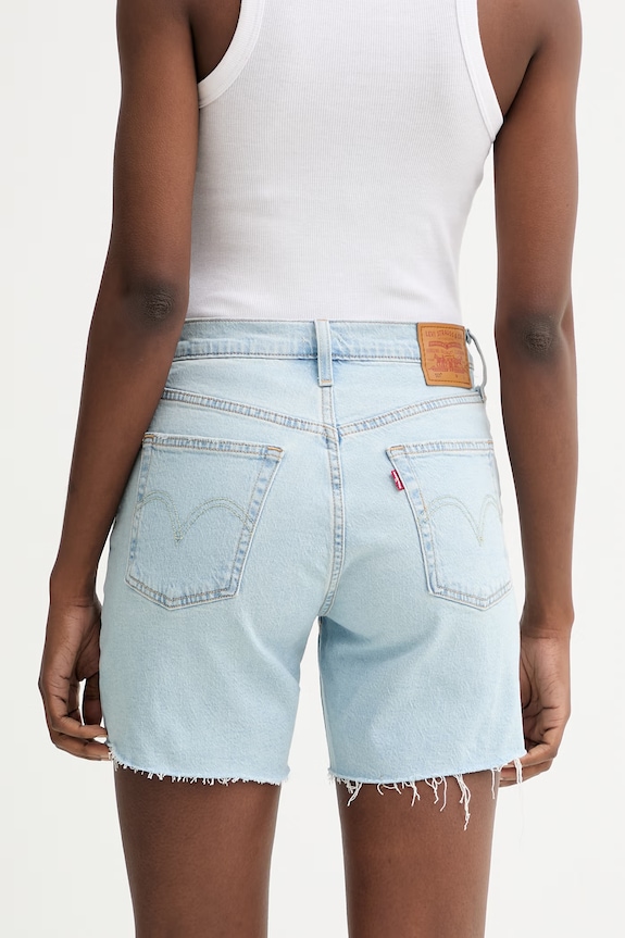 Abbigliamento Levi's pantaloncini di jeans 501® MID THIGH A9296 blu