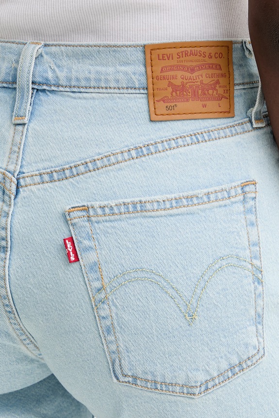 Дънков къс панталон Levi's 501® MID THIGH син A9296