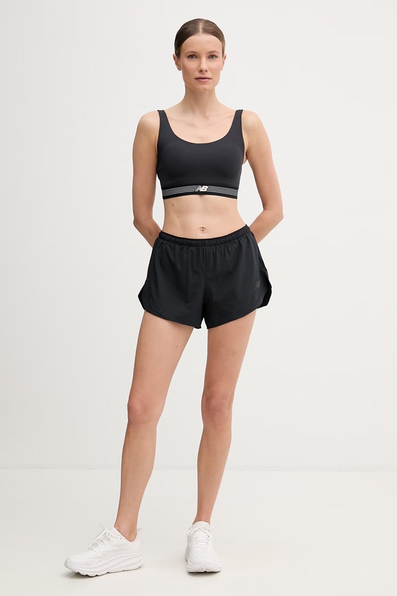 New Balance pantaloni scurți sport de femei WB61J868BK negru SS26