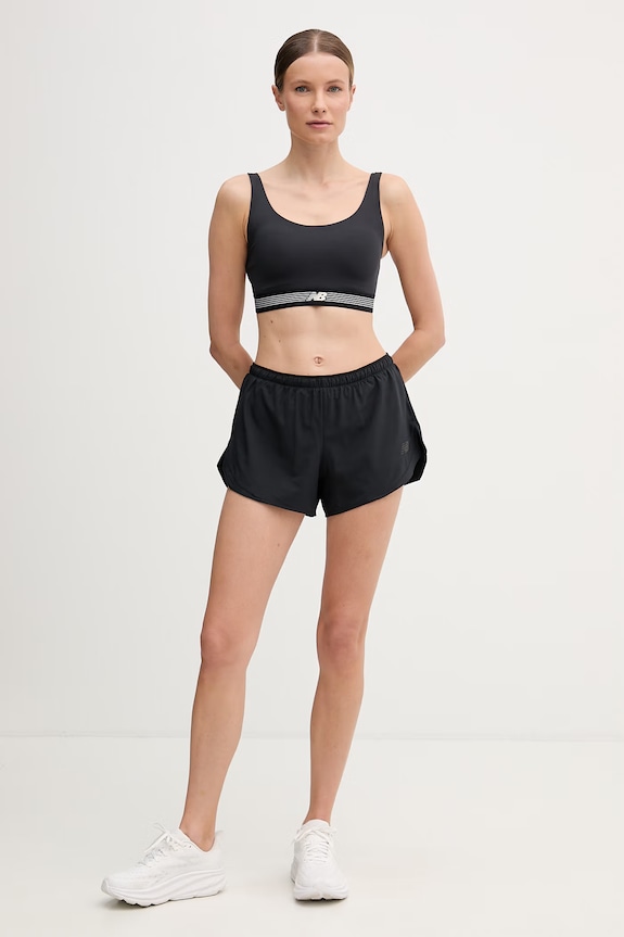 New Balance pantaloni scurți sport de femei WB61J868BK negru SS26
