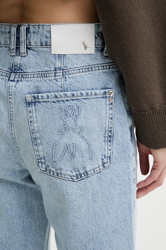 Patrizia Pepe ženske kratke hlače denim modra 2P1769.D1WZB