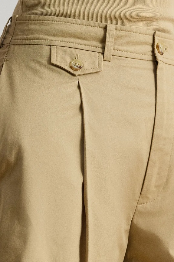 Bavlnené šortky Lauren Ralph Lauren béžová 200P08852