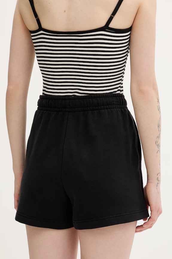 Odzież Tommy Jeans szorty dresowe damskie bawełniane DW0DW22230 czarny