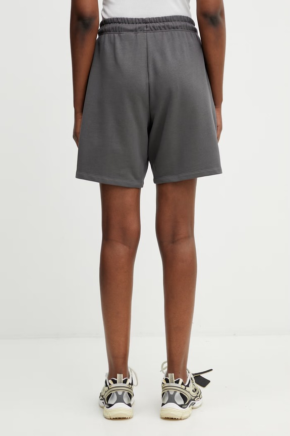 Îmbrăcăminte The North Face Essential Light pantaloni scurți de trening din bumbac pentru femei NF0A8GQYRHI1 gri