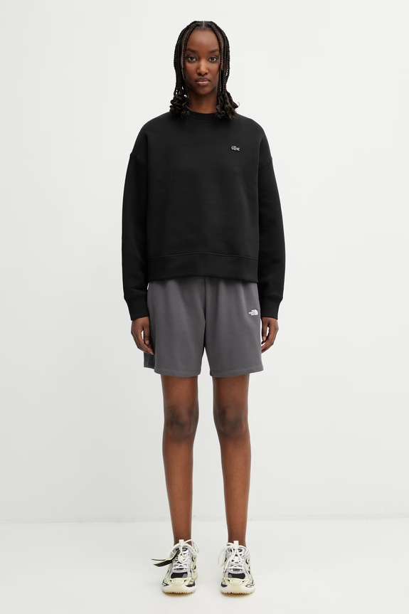 The North Face Essential Light pantaloni scurți de trening din bumbac pentru femei NF0A8GQYRHI1 gri