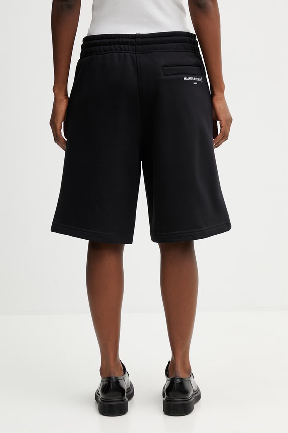 Clothing Maison Kitsuné shorts cotton Women's QM01450KM0341 black