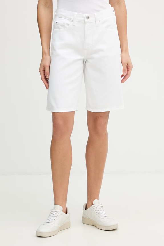 Τζιν σορτς Dkny βαμβάκι λευκό DJ5S8053