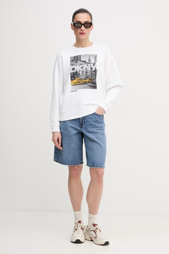 Τζιν σορτς Dkny DJ5S8053 μπλε SS26