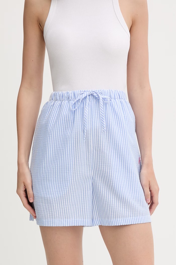 Tommy Hilfiger Σορτς γυναικεία SUMMER μπλε UW0UW06542