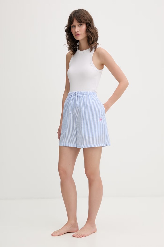 Tommy Hilfiger Σορτς γυναικεία SUMMER UW0UW06542 μπλε SS26