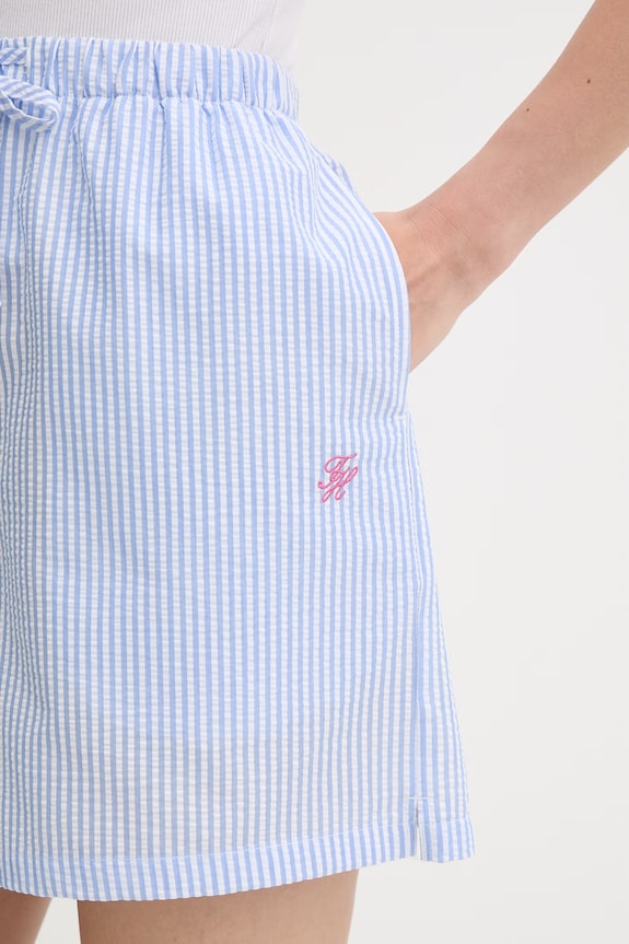 Tommy Hilfiger Σορτς γυναικεία SUMMER μπλε UW0UW06542