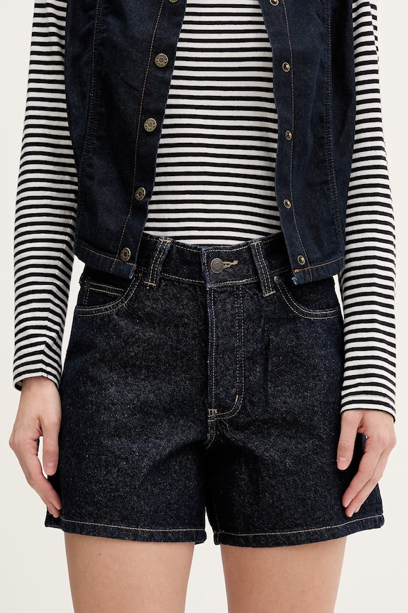 Dickies Σορτς γυναικεία ντένιμ σκούρο μπλε DK0A88QVRIN1