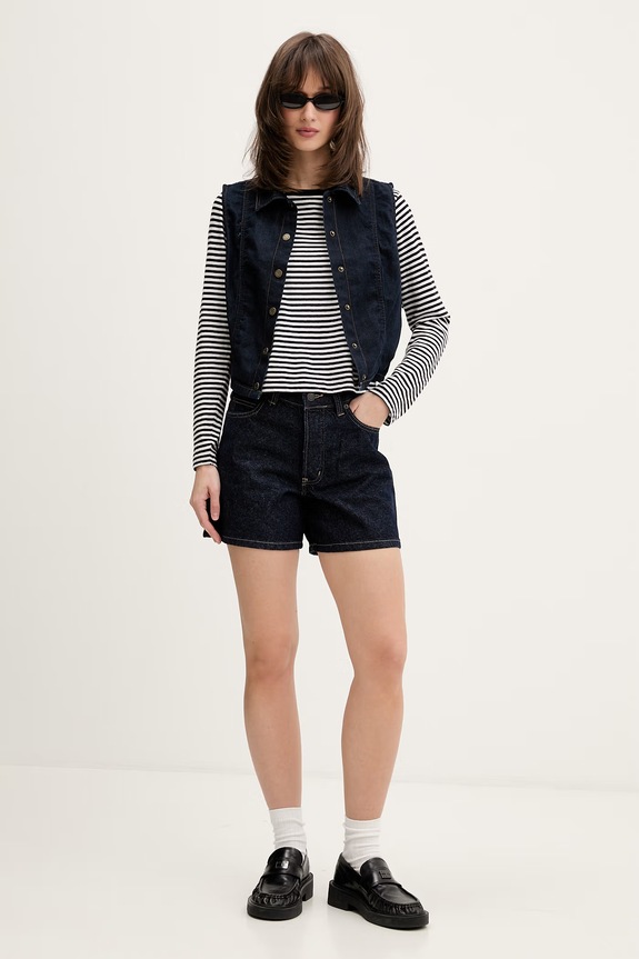 Dickies Σορτς γυναικεία ντένιμ DK0A88QVRIN1 σκούρο μπλε SS26