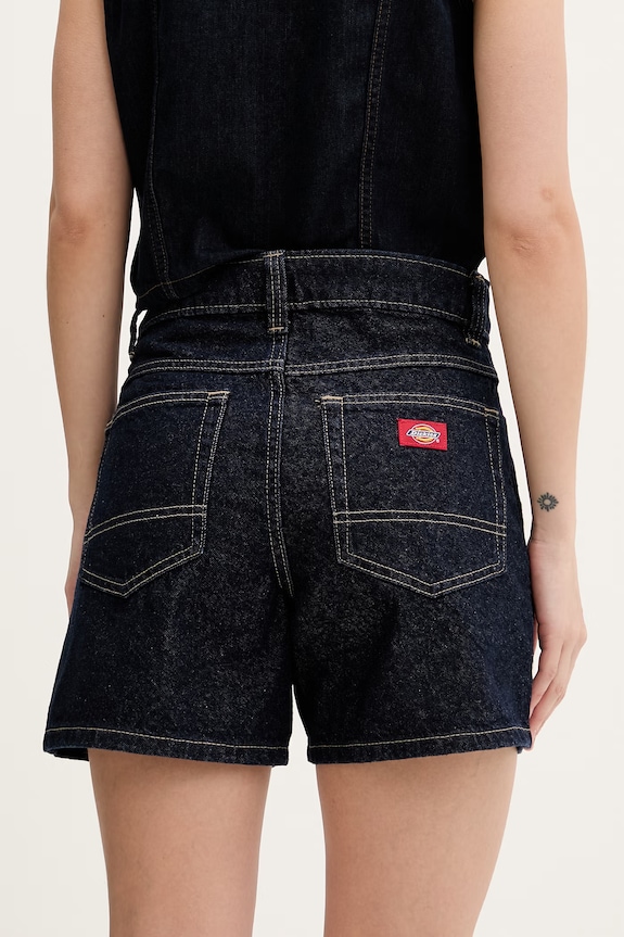 Ρούχα Dickies Σορτς γυναικεία ντένιμ DK0A88QVRIN1 σκούρο μπλε