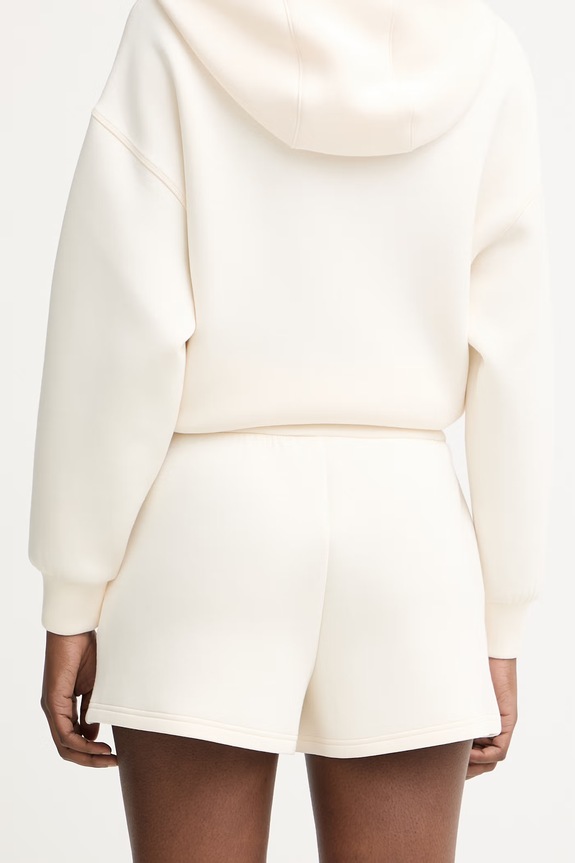 Îmbrăcăminte Armani Exchange pantaloni scurți pentru femei, cu vâscoză XW002044.AF21290 bej