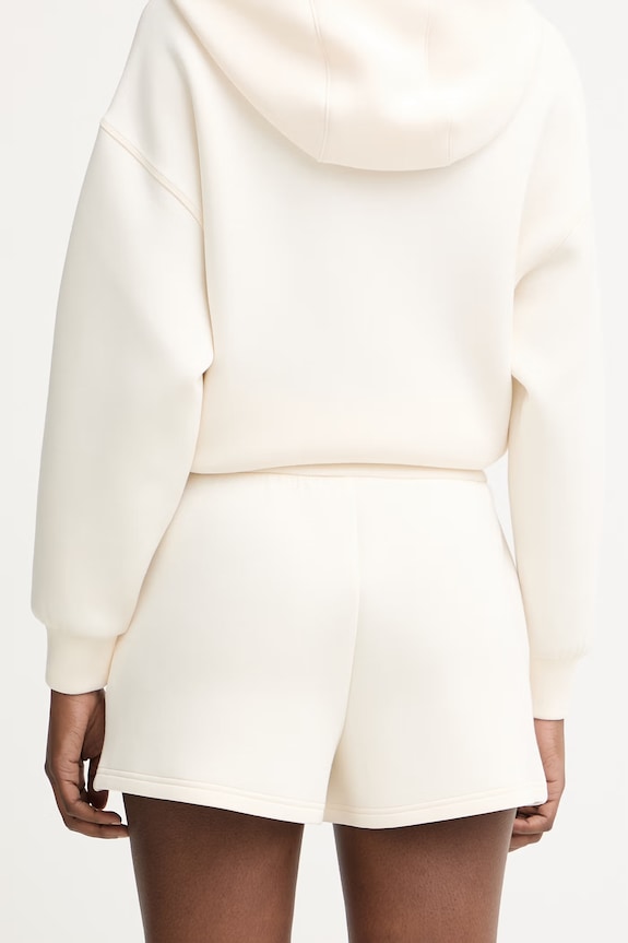 Îmbrăcăminte Armani Exchange pantaloni scurți pentru femei, cu vâscoză XW002044.AF21290 bej