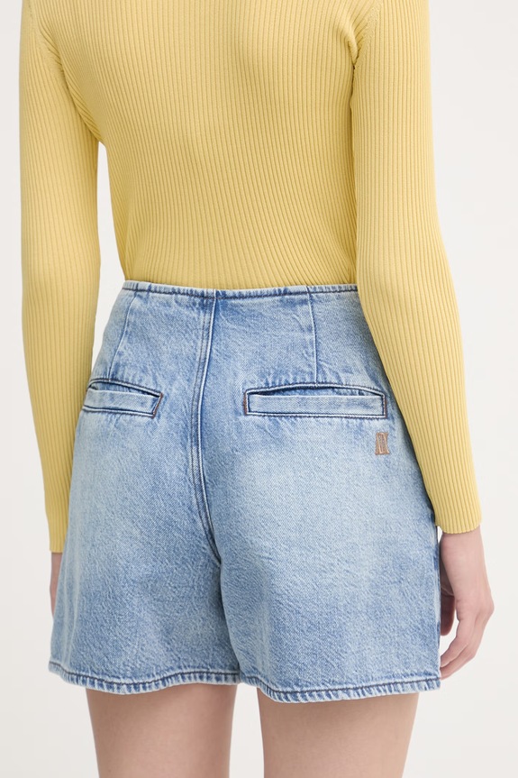 Abbigliamento Armani Exchange pantaloni alla zuava da donna in jeans XW002265.AF21338 blu