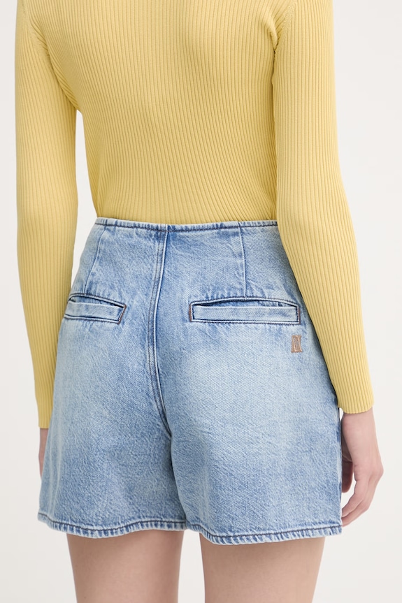 Abbigliamento Armani Exchange pantaloni alla zuava da donna in jeans XW002265.AF21338 blu