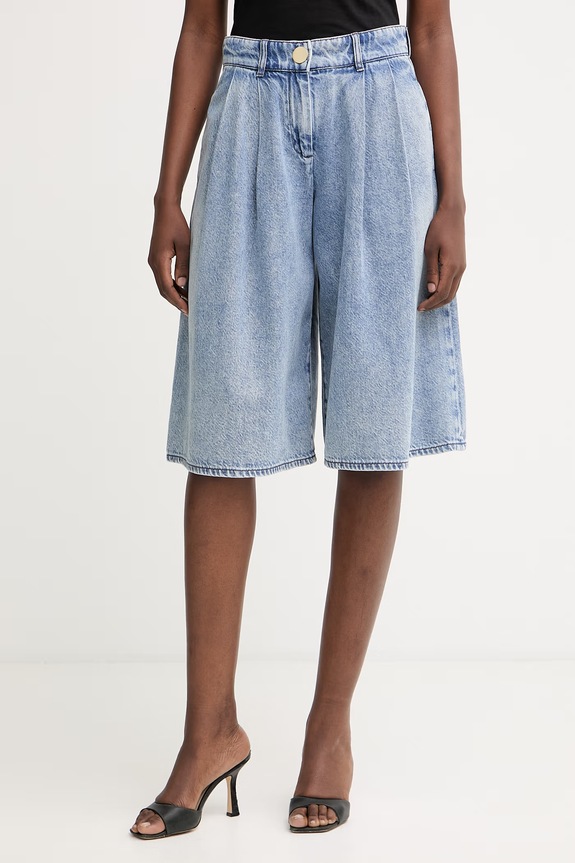 Armani Exchange bermudy damskie jeansowe niebieski XW002266.AF21338