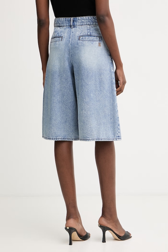 Odzież Armani Exchange bermudy damskie jeansowe XW002266.AF21338 niebieski