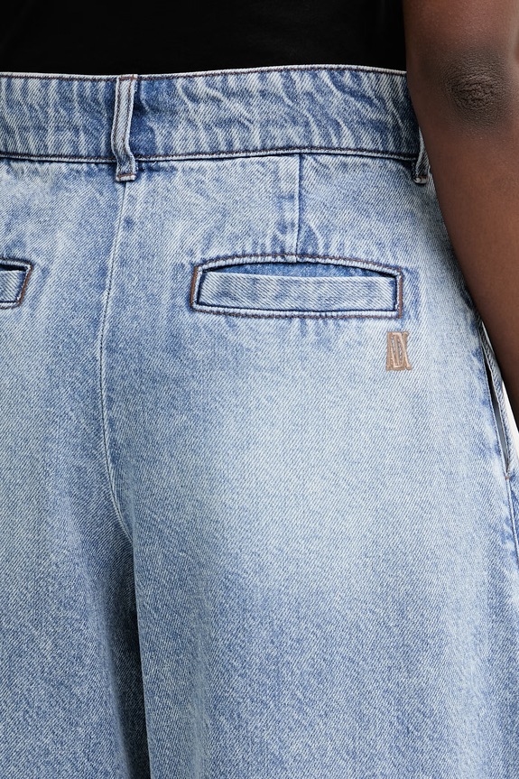 Armani Exchange bermudy damskie jeansowe niebieski XW002266.AF21338