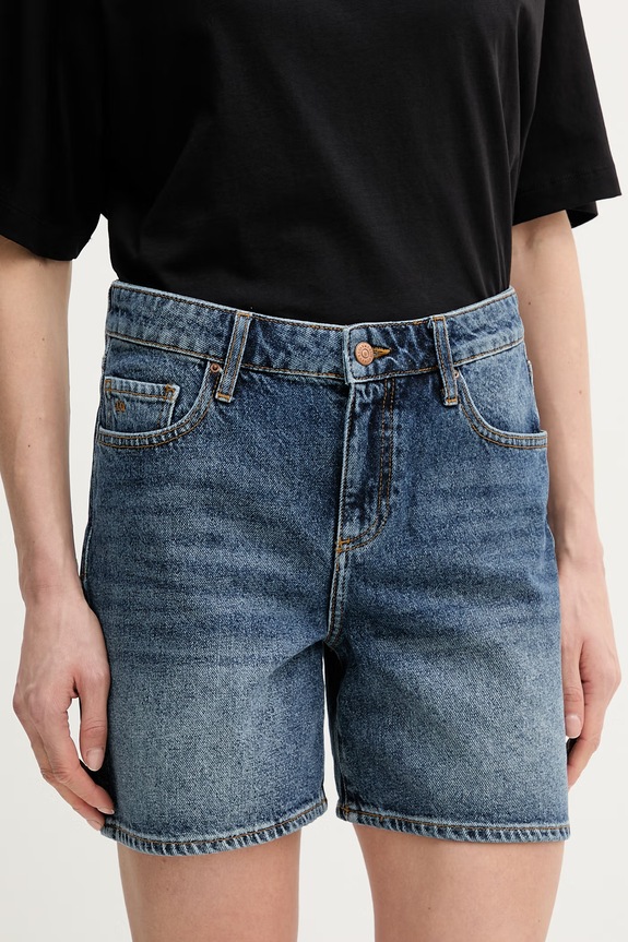 Armani Exchange szorty damskie jeansowe niebieski XW002272.AF21886