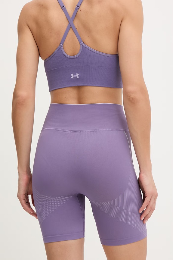 Ρούχα Under Armour σορτς αθλητικά γυναικεία Vanish Seamless 6000648 μωβ