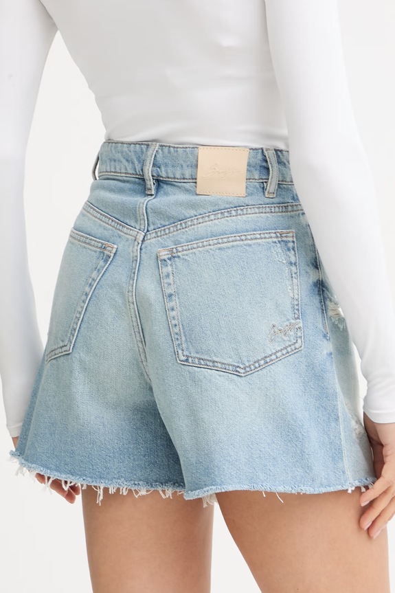 Одяг BOSS Orange шорти жіночі джинсові C SHORTS 50558697 блакитний