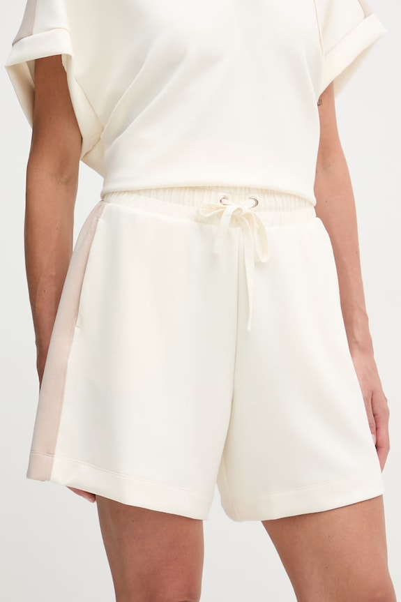 BOSS pantaloni scurți de loungewear pentru femei, cu modal Mirage_Shorts bej 50561103