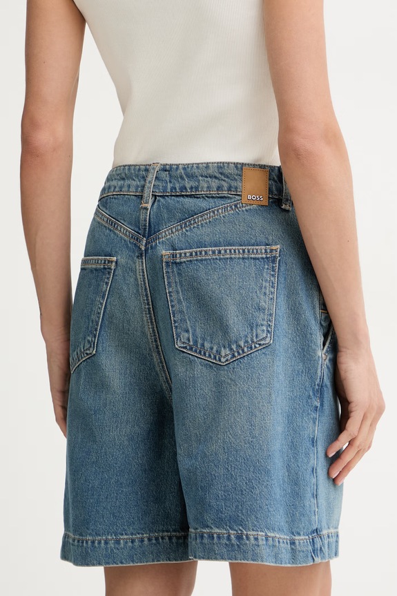 Odjeća BOSS kratke hlače ženske traper ALLEXY DENIM SHORT 50558739 plava