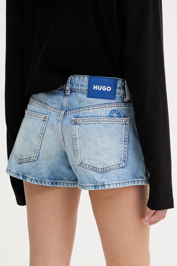 Ρούχα HUGO Σορτς Γυναικεία ντένιμ Galimon_B 50557083 μπλε