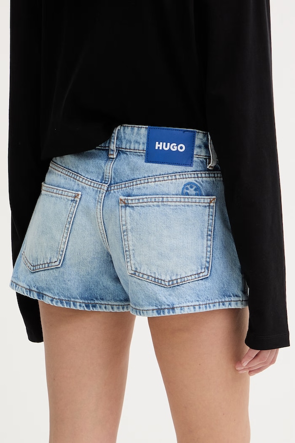 Ρούχα HUGO Σορτς Γυναικεία ντένιμ Galimon_B 50557083 μπλε