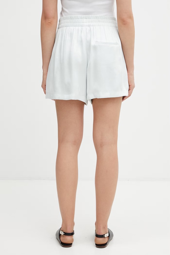 Oblečenie Anine Bing KAM SHORT - SPRING MINT šortky dámske s lyocellom A.05.12376.GRN01 tyrkysová