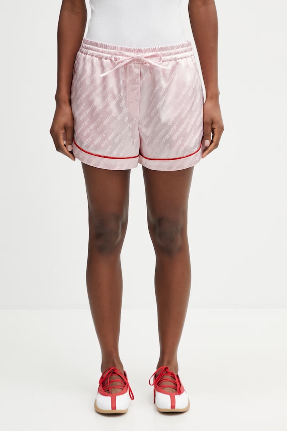 Off-White pyjama shorts bottoms pink 2CB05IS26FAB001