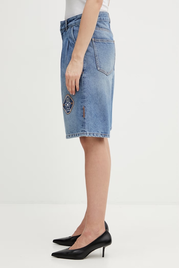 Off-White Royal Patch Denim bermude denim pentru femei 2YC01CS26DEN001 albastru SS26