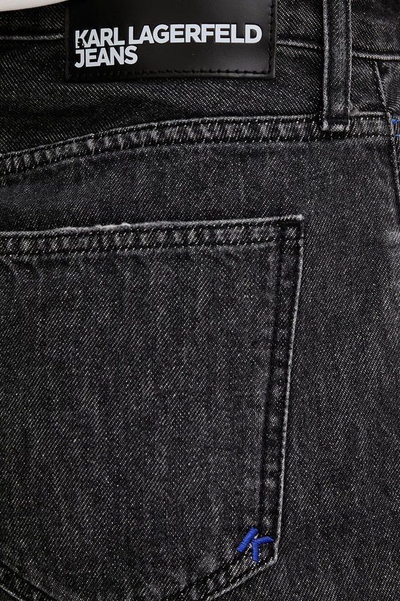 Karl Lagerfeld Jeans szorty damskie bawełniane czarny B2W10068