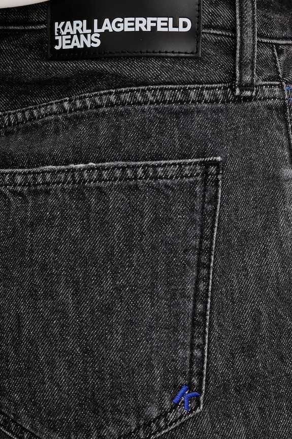 Karl Lagerfeld Jeans szorty damskie bawełniane czarny B2W10068