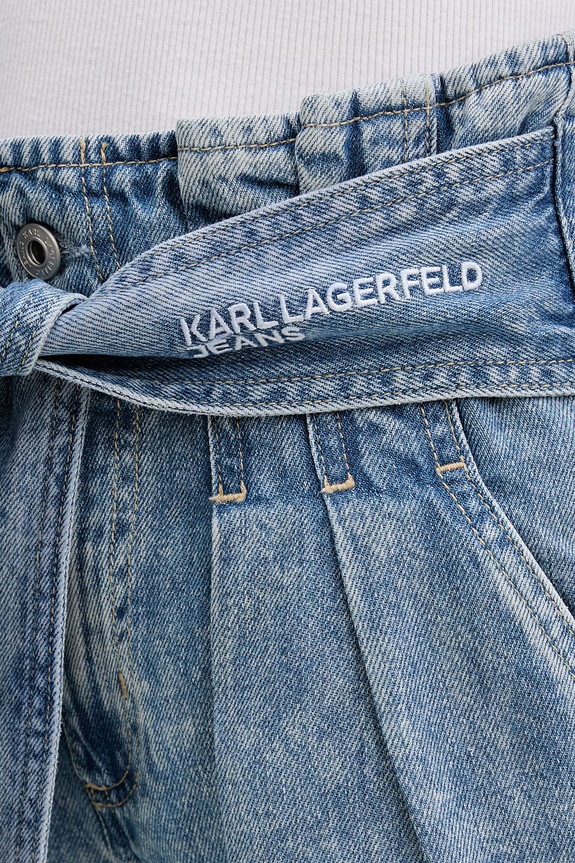 Karl Lagerfeld Jeans pantaloni scurți jeans albastru B2W10069