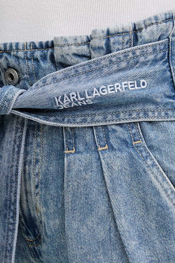 Karl Lagerfeld Jeans pantaloni scurți jeans albastru B2W10069