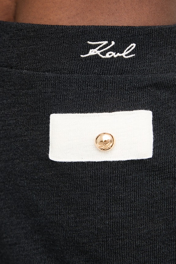 Karl Lagerfeld pantaloni scurți pentru femei negru B2W46060