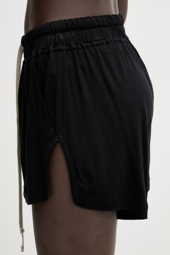 Rick Owens Lilies kratke hlače ženske viskozne črna LI01F7333.RV