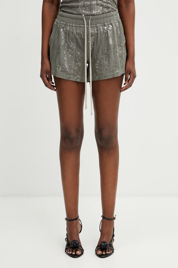Rick Owens Lilies Pantaloni scurți pentru femei verde LI01F7333.TUSM21