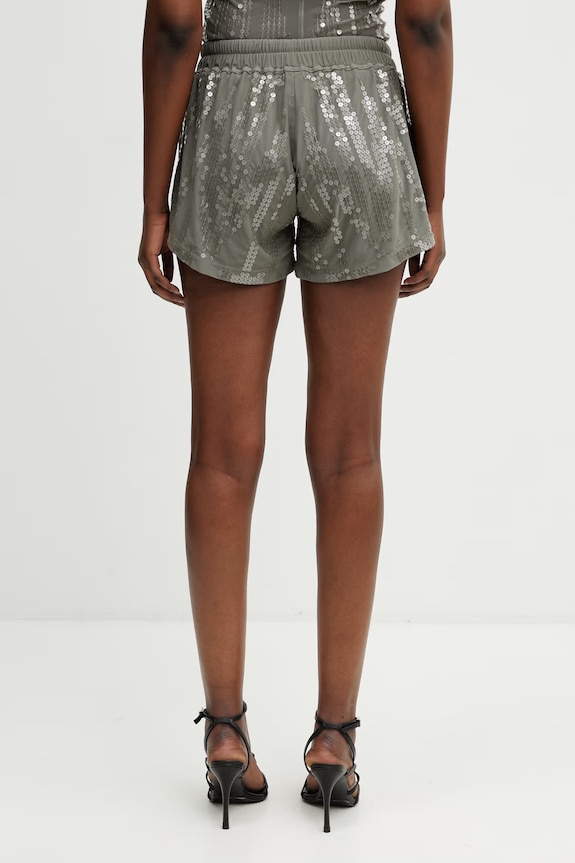 Îmbrăcăminte Rick Owens Lilies Pantaloni scurți pentru femei LI01F7333.TUSM21 verde