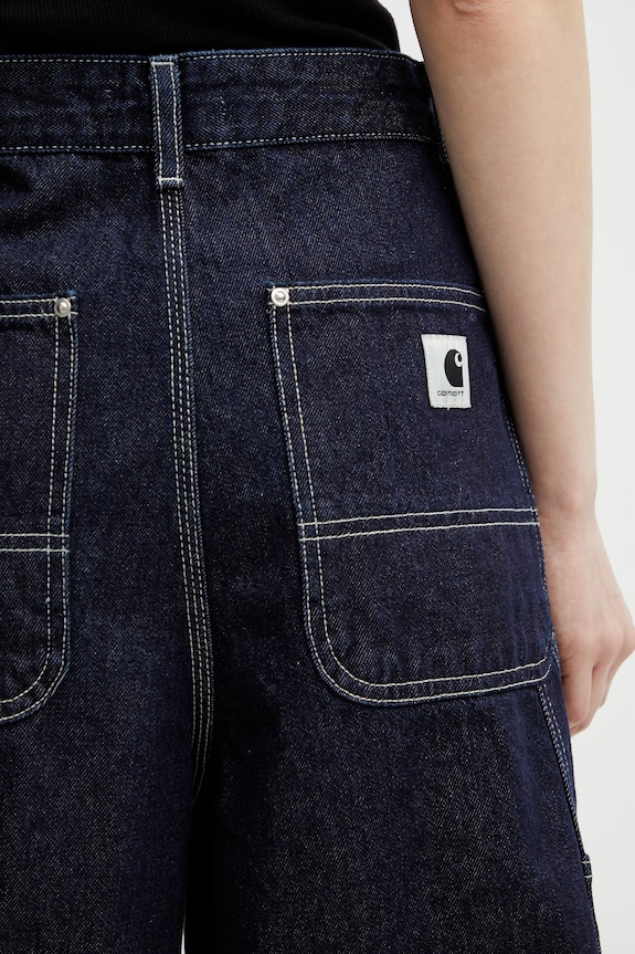 Carhartt WIP W' Nixon Single Knee Short pantaloni scurți denim pentru bărbați bleumarin I036704.102