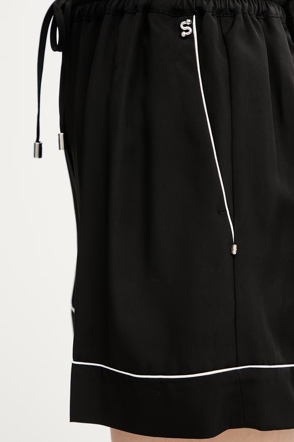Sportmax Spxcrespo shorts viscose Women's black 2612141032600