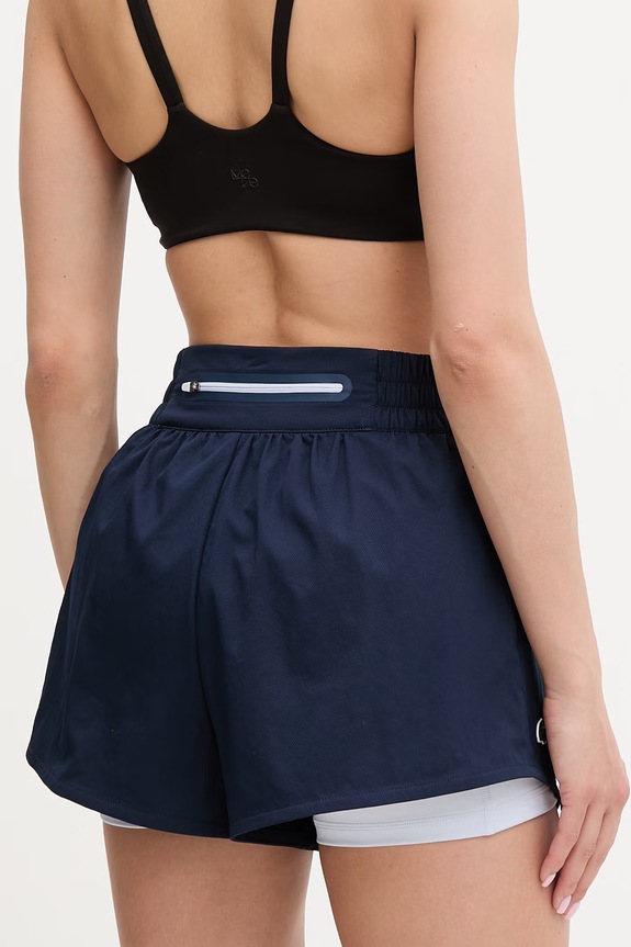 Îmbrăcăminte Lacoste pantaloni scurți pentru femei GF9972 bleumarin