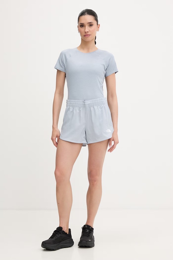 The North Face szorty sportowe damskie Flex NF0A8BPVFM21 niebieski SS26