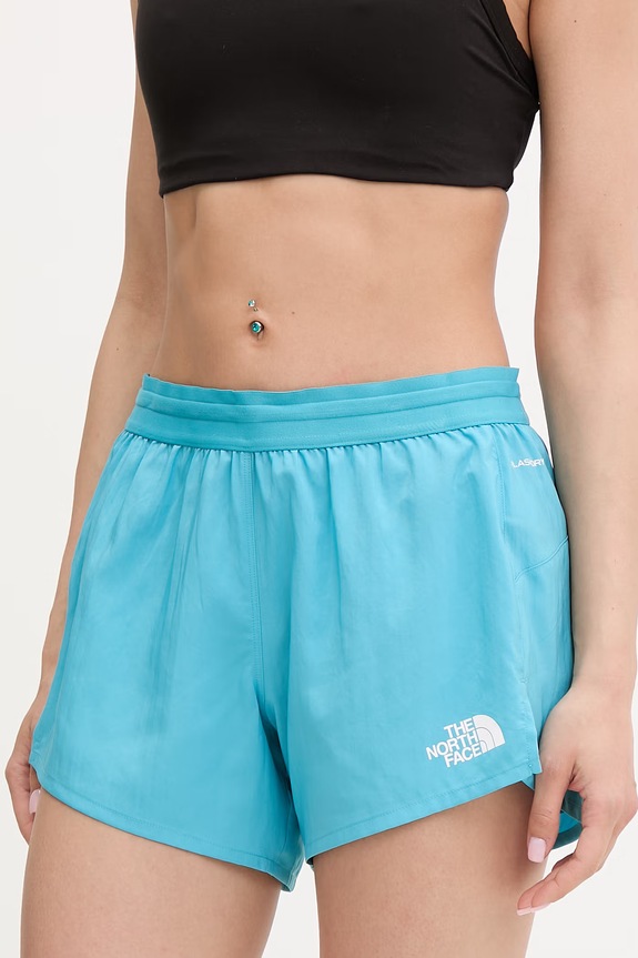 The North Face szorty sportowe damskie LIGHTBRIGHT niebieski NF0A8FZGG7D1